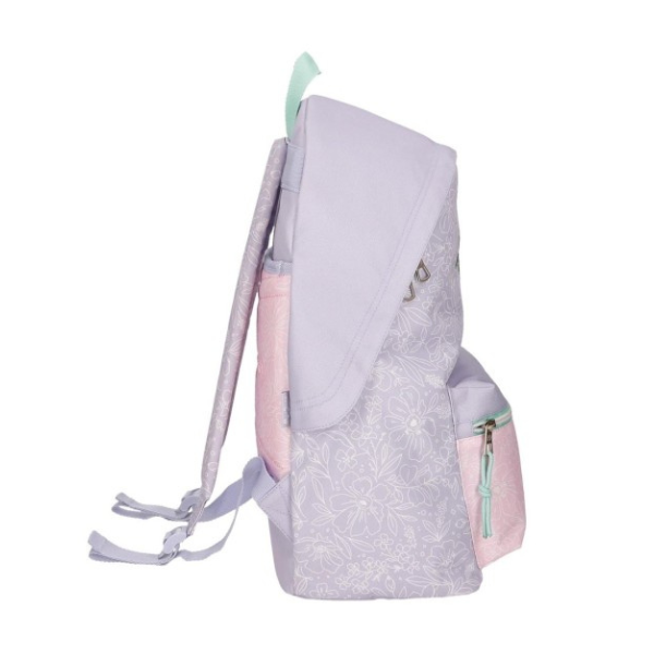 Mochila Escolar Adaptable Renata de Pepe Jeans vista lateral de la Mochila Escolar Adaptable Renata de Pepe Jeans