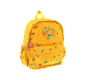 Mochila Infantil Mustard Little Safari con estampado de animales del safari
