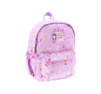 Mochila Infantil Pink Magic Kingdom con estampado de unicornios y princesas