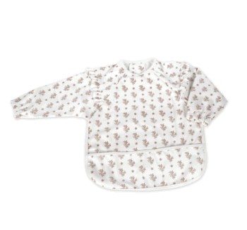 Babero con Mangas Botton Flowers