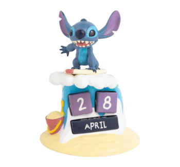 Figura Calendario Perpetuo de Stitch en 3D con bloques de fecha