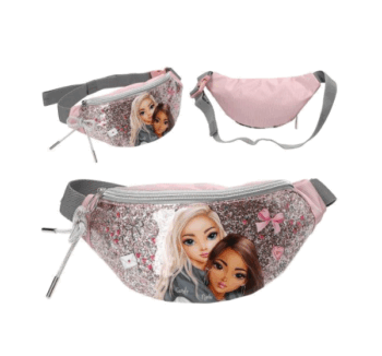 Bolso cruzado MY BFF TOPModel con purpurina rosa