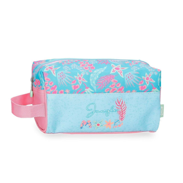 Neceser Jungle Mood de Enso Neceser Jungle Mood de Enso con diseño turquesa tropical