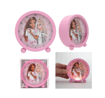 Producto: Despertador MY BFF TOPModel rosa con modelos y corazones