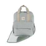 Mochila I Love Vichy Verde Walking Mum con diseño de cuadros verdes