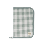 Libro de Nacimiento I Love Vichy Verde Walking Mum con diseño de cuadros