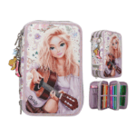 Estuche Triple COWGIRL de TopModel en tonos crema y lila
