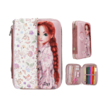 Estuche Doble COWGIRL de TopModel con estuche de tubo en velcro