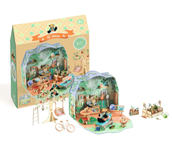 Kit Creativo Mi House Olive de Djeco con casita en miniatura