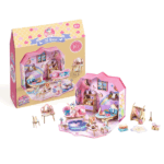 Kit Creativo Mi House Rosie de Djeco con casita en miniatura y conejo