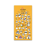 Pegatinas para Cuadernos Panda de Suatelier Design