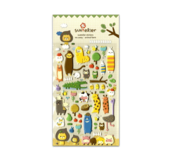 Pegatinas para Cuadernos Animal Farm de Suatelier Design
