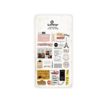 Pegatinas para Cuadernos Bon Voyage de Suatelier Design