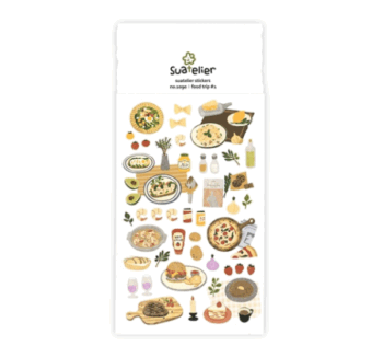 Pegatinas para Cuadernos Comida de Suatelier Design