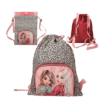 Bolsa de Saco LEOHEART de TopModel con estampado animal print.