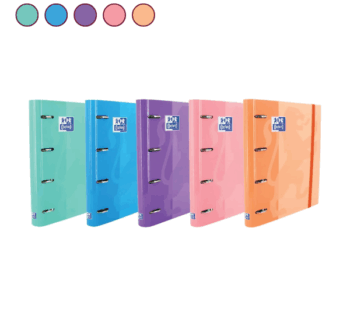 Carpeta de Anillas con Recambios Pastel Oxford en 5 colores