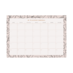 Planificador Semanal Flor Minimal A4 de Charuca en tonos nude.