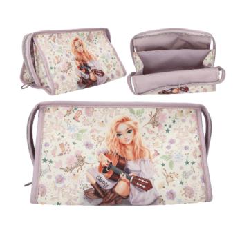 Neceser COWGIRL de TopModel en tonos crema y lila