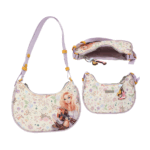 Bolso Medialuna COWGIRL de TopModel en tonos crema y lila