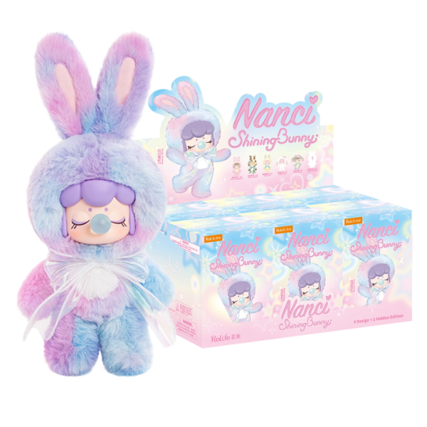 Blind Box Nanci Plush Shinning Bunny de Rolife Blind Box Nanci Plush Shinning Bunny de Rolife – figura sorpresa de conejita.