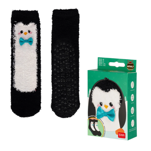 Calcetines Antideslizantes para Adulto Navidad de Legami Calcetines Antideslizantes para Adulto Navidad de Legami de pingüino