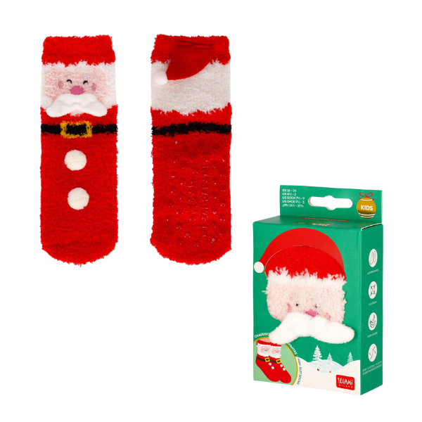 Calcetines Antideslizantes para Niños Navidad de Legami Calcetines Antideslizantes para Niños Navidad de Legami papá noel