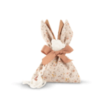 Bolsa Portachupete con Chupete Colección Teresa en bolsa de tul beige con lazo