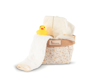 Cesta de Complementos de Baño Colección Teresa con accesorios incluidos