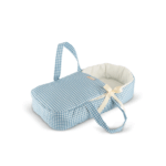 Capazo de Tela Colección Noel para muñecos fabricado en España