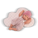Gordi con Pelele Rosa y Cojín de Nube Rosa de 28 cm fabricado en España