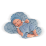 Gordi con Pelele Rosa y Cojín de Nube Azul de 28 cm fabricado en España