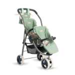 Coche Gemelar Colección Cloe de ASIVIL color rosa multiposición