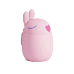 Fiambrera Asobu Conejo con tapa de silicona en forma de conejo.