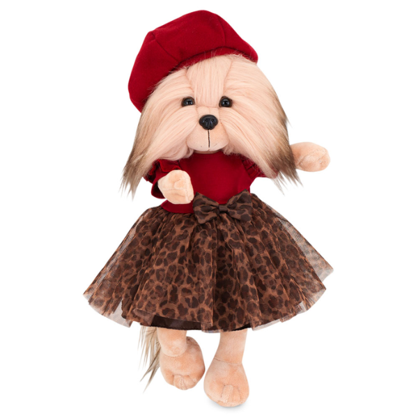Peluche Lucky Yoyo Mademoiselle 38cm Muñeca articulada Lucky Yoyo de la colección Lucky Doggy.