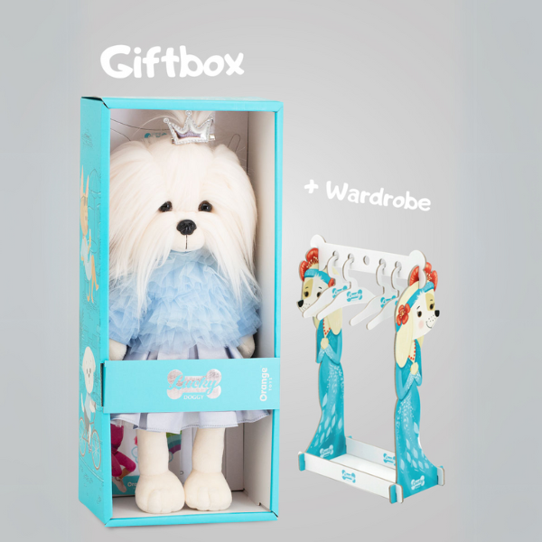 Peluche Lucky Mimi Carnaval 38cm Muñeca de colección Lucky Doggy estilo carnaval.