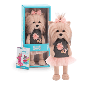 Peluche Lucky Yoyo Rosa de Té de la colección Lucky Doggy.