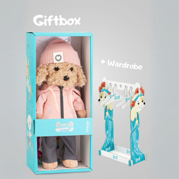 Peluche Lucky Fendy La Temporada Alpina 38cm Peluche de diseño premium inspirado en la moda alpina.