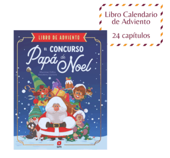El Concurso de Papá Noel (Libro de Adviento) portada del libro.