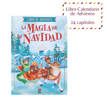 La Magia de la Navidad (Libro de Adviento) portada del libro infantil.