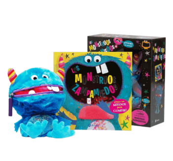 Los Monstruos Zampamiedos Edición Especial con Peluche libro y peluche