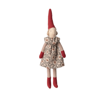 Pixy Chica Vestido de Invierno Menta Tamaño 1 Maileg decoración navideña