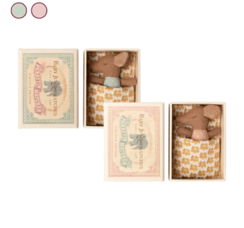 Bebé Ratón Dormilón en una Caja de Cerillas Maileg