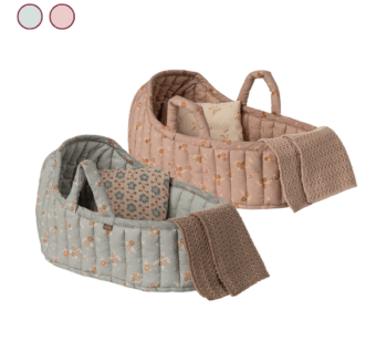 Capazo Maileg grande para Safari Friends y bebés Maileg en dos colores