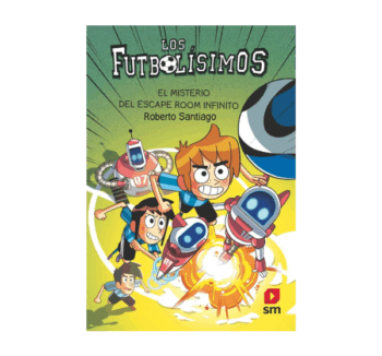 Portada de Futbolísimos 28 El Misterio del Escape Room Infinito Ediciones SM