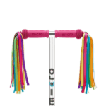 Flecos para manillar de patinete neón