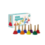 DingdangBú Handle 8 Tonos campanas de mano educativas para niños