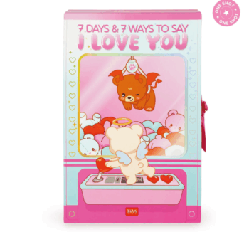 Caja con 7 Sorpresas y 7 Maneras de Decir Te quiero de Legami cerrada