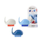 Cepillo de Uñas con Forma de Ballena azul claro