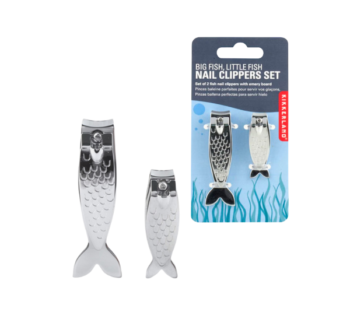 Cortauñas con Forma de Pez 2uds acero inoxidable