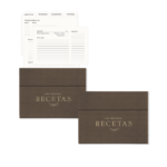 Caja de Mis Mejores Recetas Box + Cards marrón